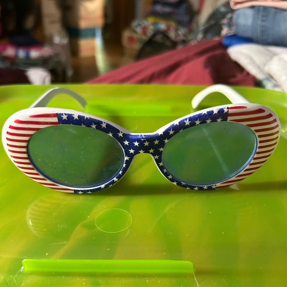 Festive Red White and Blue Sunglasses